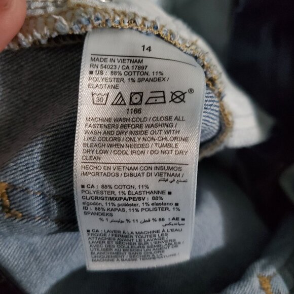 Old Navy Jeans Womens 14 Blue High-Rise OG Straight Secret Smooth Pockets Denim - Picture 4 of 12